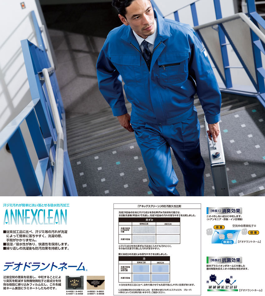 作業服 ブルゾン コーコス信岡 CO-COS エコ5IVEスター半袖ブルゾン A-4450 作業着 春夏 まもる君 作業用品専門店