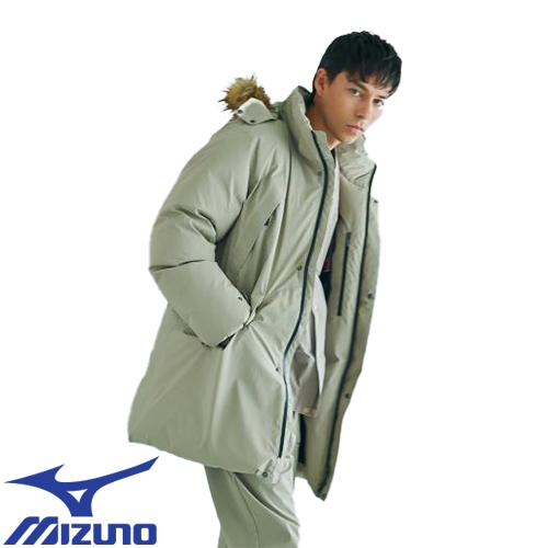 ◎商品名：発熱素材 WINDSTOPPER イエローナイフダウンジャケット メンズ◎メーカー：ミズノ（MIZUNO）◎品番：B2ME051153◎カラー：53：モカベージュ◎サイズ：M、L、XL◎素材