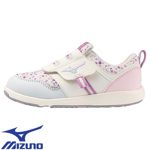 ◎商品名：ミズノプレモア キッズ2 キッズシューズ)◎メーカー：ミズノ（MIZUNO）◎品番：C1GD223321◎カラー：21：ホワイト×ピンク◎サイズ：16.5cm、17.0cm、17.5cm、1