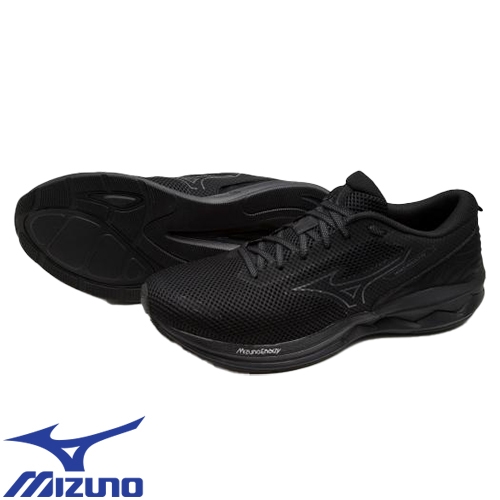 ◎商品名：ウエーブリボルト3 WIDE ランニング メンズ◎メーカー：ミズノ（MIZUNO）◎品番：J1GC238501◎カラー：01：ブラック×ブラック◎サイズ：25.0cm、25.5cm、26.0