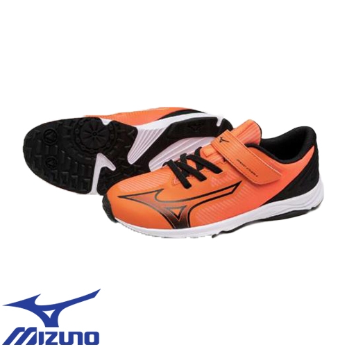 ◎商品名：スピードスタッズ4 ベルト ジュニア◎メーカー：ミズノ（MIZUNO）◎品番：K1GC242352◎カラー：52：オレンジ×ブラック◎サイズ：18.0cm、18.5cm、19.0cm、19.