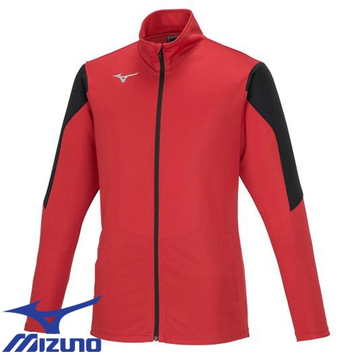 ◎商品名：ソフトニットジャケット ユニセックス◎メーカー：ミズノ（MIZUNO）◎品番：32MCA11662◎カラー：62：レッド×ブラック◎サイズ：2XL、3XL、L、M、S、XL、XS◎素材：ポリ