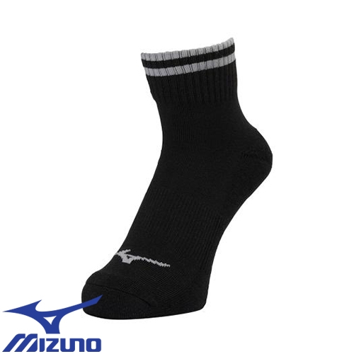 ◎商品名：1Pソックス ショート ユニセックス 10セット◎メーカー：ミズノ（MIZUNO）◎品番：32JXB20790◎カラー：90：ブラック×グレー◎サイズ：23-25cm、25-27cm◎素材：