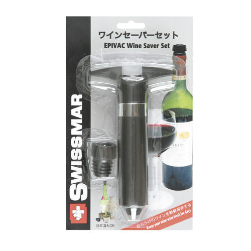 ◎商品名：ワインセーバー ブラック◎メーカー：swissmar◎品番：EE517BK◎商品特徴：シックなブラックポンプとワイン栓のセット◎関連シリーズ：SWISSMAR◎セット内容：ワイン &