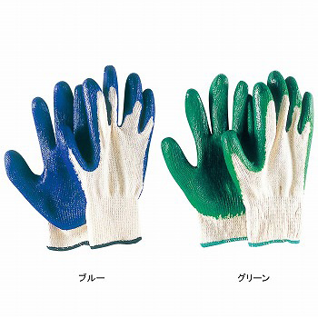 ◎商品名：ゴム引手袋 5双入×5セット [総数25双]◎メーカー：おたふく手袋◎品番：340◎カラー：ブルー◎素材：手袋/綿・ポリエステル・その他掌部/天然ゴム◎配送方法：通常：宅配便（ゆうパケット不