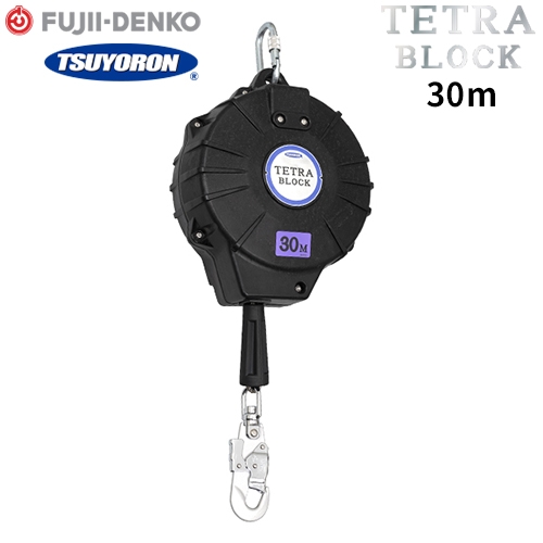 ◎商品名：テトラブロック サイズ：30m◎メーカー：藤井電工（ツヨロン／TSUYORON）◎品番：TRB-30◎重量：約13.6kg◎仕様：ワイヤロープ（ステンレス）：直径5mm×長さ30m寸法（縦×