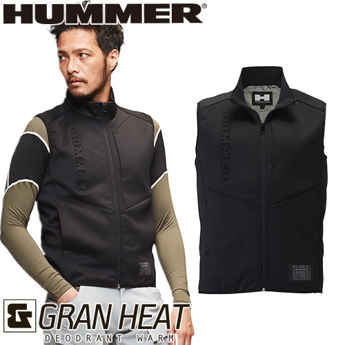 ◎商品名：グランヒートベスト【バッテリー別売】◎メーカー：HUMMER◎品番：90730◎カラー：11/ブラック◎サイズ：S、M、L、LL、3L、5L◎素材：前：ポリエステル95％・ポリウレタン5％、