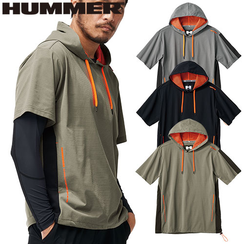 ◎商品名：エアピットフーディー◎メーカー：HUMMER◎品番：38559◎カラー：03 ベージュ、11 ブラック、52 チャコール◎サイズ：S、M、L、LL、3L、5L◎素材：ポリエステル100％、別