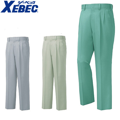 ◎商品名：スラックス◎メーカー：ジーベック◎品番：9820◎カラー：20 グレー、61 モスグリーン、67 ミントグリーン◎サイズ：70、73、76、79、82、85、88、91、95、100、105