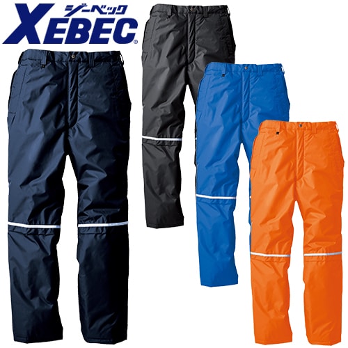 ◎商品名：防水パンツ◎メーカー：ジーベック◎品番：580◎カラー：10 コン、25 チャコールグレー、82 オレンジ、40 ブルー◎サイズ：M、L、LL、3L、4L、5L◎素材：表地：ポリエステルタフ