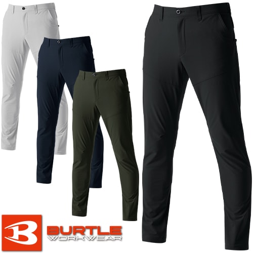 ◎商品名：4WAYストレッチパンツ◎メーカー：バートル（BURTLE）◎品番：9503◎カラー：35.ブラック、3.ネイビー、5.シルバー、61.アーミカーキ◎サイズ：S、M、L、LL、3L、4L、5