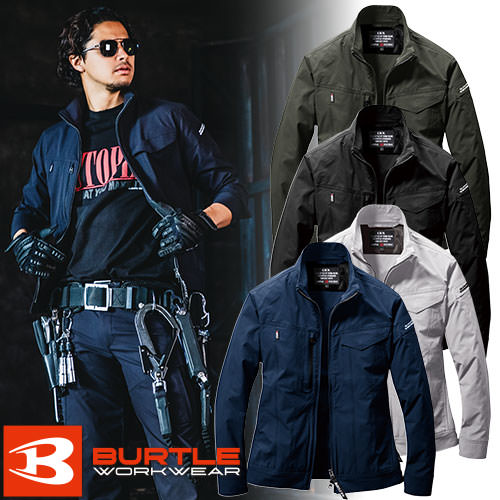 ◎商品名：ジャケット◎メーカー：バートル（BURTLE）◎品番：9511◎カラー：3.ネイビー、5.シルバー、35.ブラック、61.アーミカーキ◎サイズ：S、M、L、XL、XXL、3XL◎規格：JIS