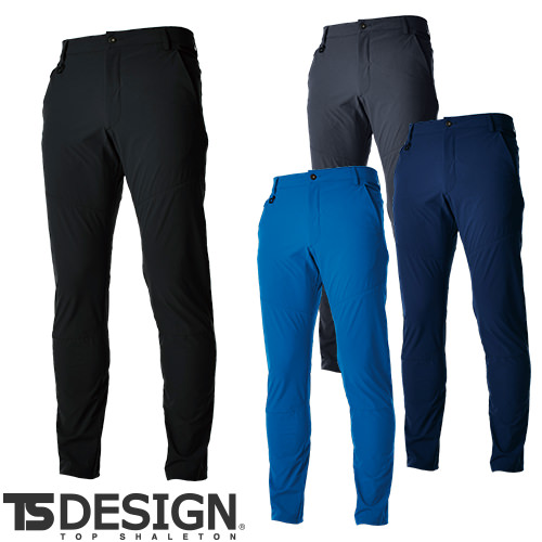 ◎商品名：TS 4D メンズパンツ◎メーカー：TS Design(藤和)◎品番：9112◎カラー：25 チャコールグレー、41 ロイヤルブルー、45 ネイビー、95 ブラック◎サイズ：S、M、L、LL