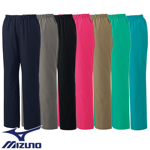 ◎商品名：スクラブパンツ[兼用]◎メーカー：ミズノ（MIZUNO）◎品番：MZ-0301◎カラー：C-5 ネイビー、C-9 グレー、C-10 ブラック、C-22 ピンク、C-61 カーキ、C-62 エ