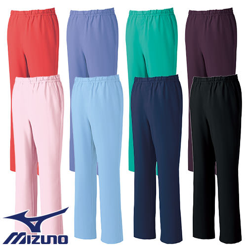 ◎商品名：スクラブパンツ[兼用]◎メーカー：ミズノ（MIZUNO）◎品番：MZ-0019◎カラー：C-2 ピンク、C-3 サックス、C-5 ネイビー、C-10 ブラック、C-23 コーラル、C-31 