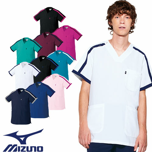 ◎商品名：スクラブ[兼用]◎メーカー：ミズノ（MIZUNO）◎品番：MZ-0090◎カラー：C-1 ホワイト、C-2 ピンク、C-3 ブルーネイビー、C-5 ネイビー、C-10 ブラック、C-21 ラ
