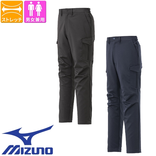 ◎商品名：ワークパンツ◎メーカー：ミズノ（MIZUNO）◎品番：F2JFA18607、F2JFA18614◎カラー：(07)チャコールグレー、(14)ネイビー◎サイズ：S、M、L、XL、2XL、3XL