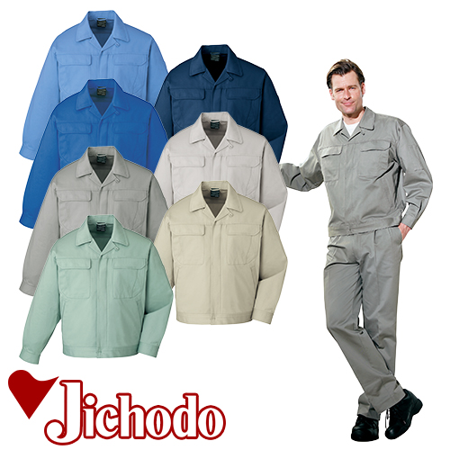 ◎商品名：ジャンパー◎メーカー：自重堂◎品番：80600◎カラー：039 アースグリーン、017 アイボリー、002 グレー、036 シルバー、030 ダークブルー、011 ネイビー、005 ブルー◎