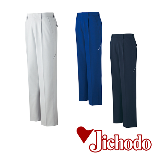 ◎商品名：ワンタックパンツ◎メーカー：自重堂◎品番：82801◎カラー：036 シルバー、011 ネイビー、080 ロイヤルブルー◎サイズ：70、73、76、79、82、85、88、91、96、101