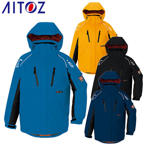 ◎商品名：防寒ジャケット◎メーカー：アイトス（AITOZ）◎品番：AZ-6063◎カラー：006ブルー、008ネイビー、010ブラック、019イエロー◎サイズ：S、M、L、LL、3L、4L、5L◎素材