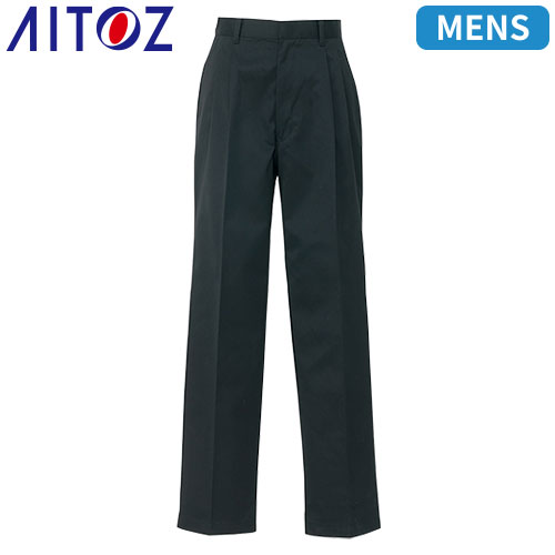 ◎商品名：メンズパンツ（2タック）◎メーカー：アイトス（AITOZ）◎品番：AZ-8632◎カラー：010ブラック◎サイズ：67、70、73、76、79、82、85、88、91、94、97、100、1
