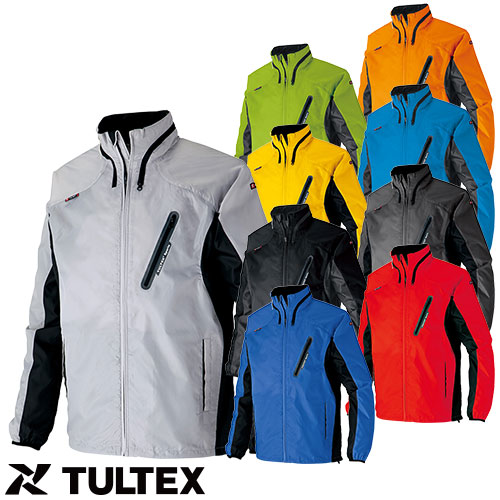 ◎商品名：TULTEX フードインジャケット（男女兼用）◎メーカー：アイトス（AITOZ）◎品番：AZ-10301◎カラー：103シルバーグレー×ブラック、106ロイヤルブルー×ブラック、109レッド
