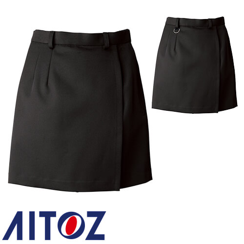 ◎商品名：ラップキュロット◎メーカー：アイトス（AITOZ）◎品番：HS2606◎カラー：010ブラック、110ブラック（Ｄカン付）◎サイズ：S、M、L、LL、3L、4L、5L◎素材：ストレッチギャバ