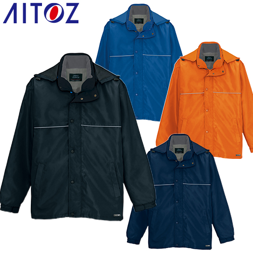 ◎商品名：3WAYショートコート（男女兼用）◎メーカー：アイトス（AITOZ）◎品番：AZ-1960◎カラー：106ブルー、108ネイビー、110ブラック、163オレンジ◎サイズ：SS、S、M、L、L