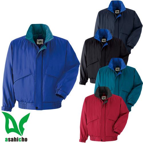 ◎商品名：ブルゾン◎メーカー：Asahicho◎品番：30000◎カラー：5 ブルー、7 ネイビー、12 ブラック、17 グリーン、22 ワイン◎サイズ：S、M、L、LL、3L、4L、5L、6L◎素材