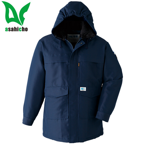 ◎商品名：極寒コート◎メーカー：Asahicho◎品番：53000◎カラー：40 ネイビー◎サイズ：M、L、LL、3L、4L、5L◎素材：ポリエステル100%（裏地：アイザックスーパーキルト）◎機能：
