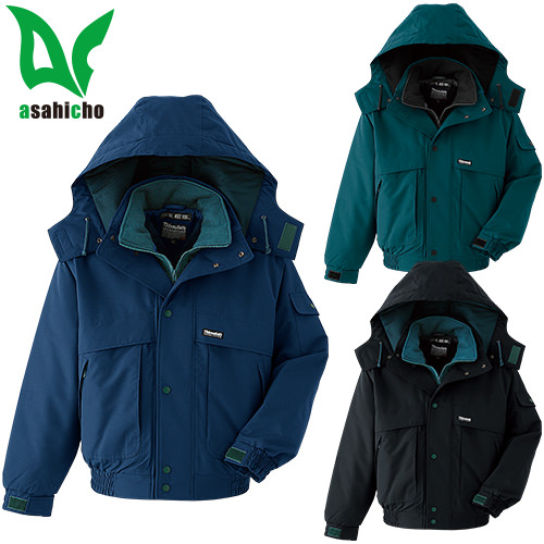 ◎商品名：防水極寒ブルゾン◎メーカー：Asahicho◎品番：58000◎カラー：7 ネイビー、12 ブラック、17 グリーン◎サイズ：M、L、LL、3L、4L、5L、6L◎素材：ポリエステル100%