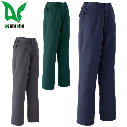 ◎商品名：パンツ(ワンタック脇シャーリング)◎メーカー：Asahicho◎品番：68800◎カラー：7 ネイビー、11 スミグレー、17 グリーン◎サイズ：M、L、LL、3L、4L、5L、6L◎素材：