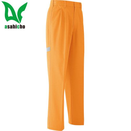 ◎商品名：セーフティパンツ アジャスター付き(ツータック)◎メーカー：Asahicho◎品番：E697◎カラー：60 オレンジ◎サイズ：S、M、L、LL、3L、4L、5L、6L、7L◎規格：制電防止J