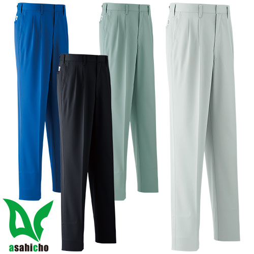 ◎商品名：パンツ(ツータック)◎メーカー：Asahicho◎品番：E731◎カラー：3 ストーン、4 オリーブ、5 ブルー、7 ダークネイビー◎サイズ：70、73、76、79、82、85、88、91、