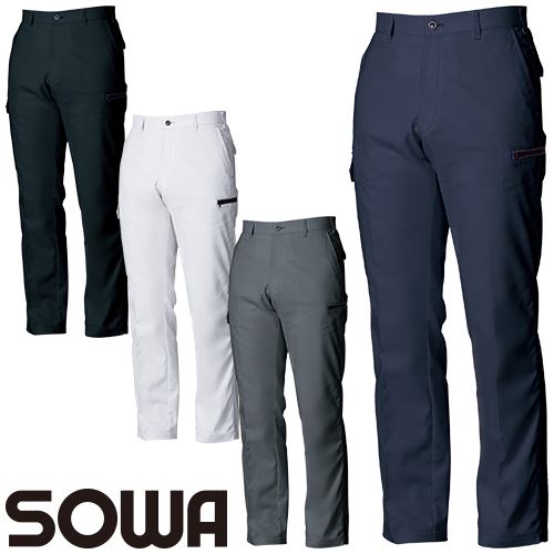 ◎商品名：カーゴパンツ(レディース)◎メーカー：桑和(SOWA)◎品番：3012-08◎カラー：1.ネイビー、4.ブラック、22.シルバーグレー、23.チャコールグレー◎サイズ：GS、GM、GL、GL