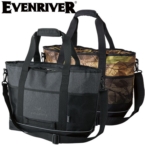 ◎商品名：トートバッグ35L◎メーカー：イーブンリバー(EVENRIVER)◎品番：ERG02◎カラー：05 ブラック、35 ウッドカモ◎サイズ：F◎素材：ブラック色表：ナイロン75％・ポリエステル2