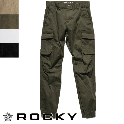◎商品名：ジョガーパンツ◎メーカー：ロッキー(ROCKY)◎品番：RP6906◎カラー：1 ベージュ、4 カーキ、15 ピュアホワイト、16 ブラック◎サイズ：SS、S、M、L、LL、3L、4L、5L