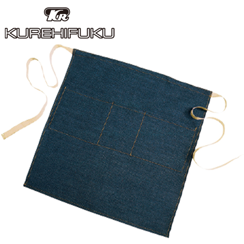 ◎商品名：デニムエプロン◎メーカー：クレヒフク(KURE)◎品番：50◎カラー：326 ブルーデニム◎サイズ：◎素材：デニム13~14oz、綿100％◎仕様：センターポケット・ファスナー付サイズ：57