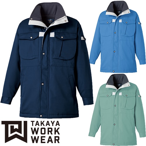 ◎商品名：フード付防寒コート◎メーカー：タカヤ商事(TAKAYA)◎品番：TU-8004◎カラー：05.ネイビー、06.ライトブルー、08.アースグリーン◎サイズ：M、L、LL、3L、4L、5L◎素材