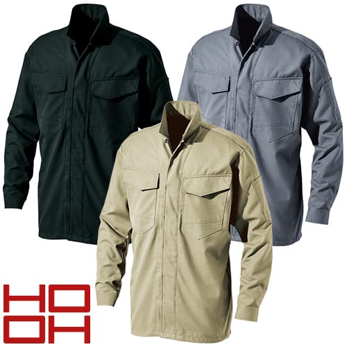 ◎商品名：立衿シャツ◎メーカー：村上被服(鳳皇)◎品番：2501◎カラー：1 ネイビー、7 グレー、11 アイボリー◎サイズ：M、L、LL、3L、4L、5L、6L◎素材：ポリエステル65%・レーヨン3