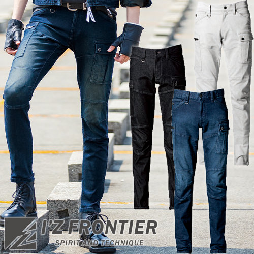 ◎商品名：タフネスストレッチカーゴパンツ◎メーカー：アイズフロンティア(I'Z FRONTIER)◎品番：#7572、#7572(D)◎カラー：01.シルバー、05.ブラック、11.インディ
