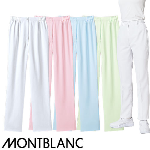 ◎商品名：ナースパンツ(女性用)◎メーカー：住商モンブラン◎品番：73-1355、73-1353、73-1357、73-1351◎カラー：サックス、ピンク、ミント、白◎サイズ：S、M、L、LL、3L、