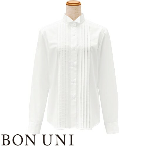 ◎商品名：ウィングカラーシャツ◎メーカー：ボンユニ(BONUNI)◎品番：14220-81◎カラー：81.白◎サイズ：7号、9号、11号、13号、15号◎素材：ブロード ポリエステル80％・綿20％◎
