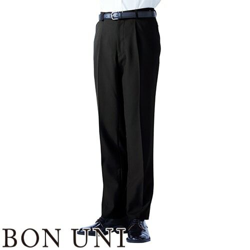 ◎商品名：ワンタックスラックス◎メーカー：ボンユニ(BONUNI)◎品番：12113-99◎カラー：99.黒◎サイズ：70、73、76、79、82、85、88、91、94、97、100◎素材：コーラル
