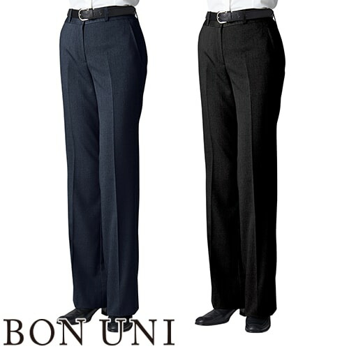 ◎商品名：パンツ◎メーカー：ボンユニ(BONUNI)◎品番：12215-95、12215-99◎カラー：95.グレー、99.黒◎サイズ：7号、9号、11号、13号、15号◎素材：中空糸ストライプウール