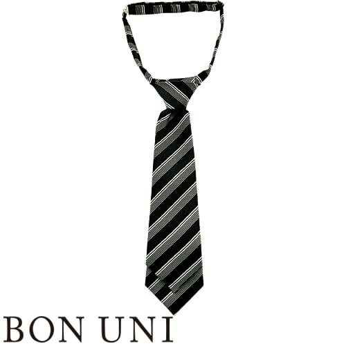 ◎商品名：ショートネクタイ◎メーカー：ボンユニ(BONUNI)◎品番：98229-99◎カラー：99.黒◎サイズ：F◎素材：レジメンタル ポリエステル100％◎ここでよく使われます：飲食店 レストラン