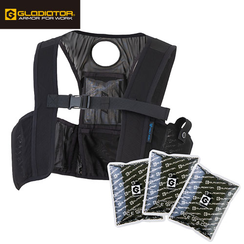 ◎商品名：アイスベスト＆アイスパック3個セット◎メーカー：コーコス信岡(CO-COS)◎品番：GI-409◎カラー：13 ブラック◎サイズ：S、F、3XL◎機能：吸汗速乾◎ブランド：VOLT ICE(