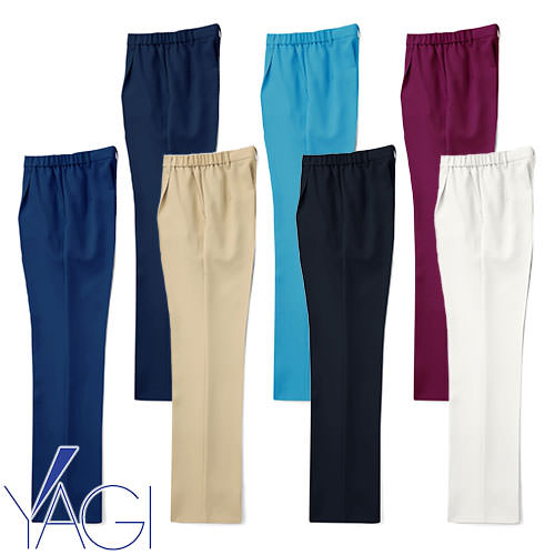 ◎商品名：パンツ(レディス) ゆったり◎メーカー：ヤギ(YAGI)◎品番：R7443P◎カラー：10.ネイビー、16.ベージュ、20.ブラック、21.ホワイト、30.ダークネイビー、31.ターコイズ、
