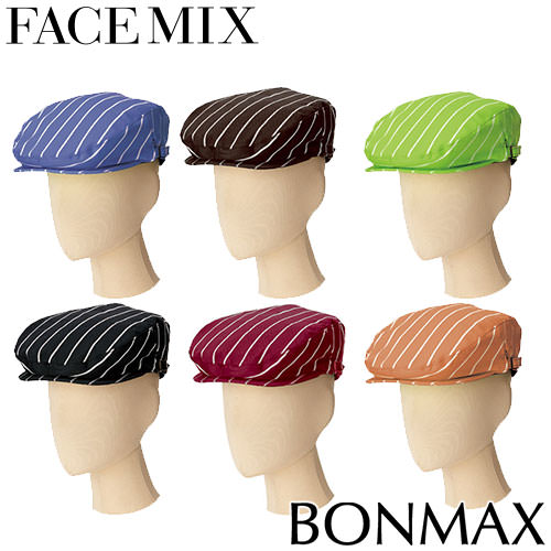 ◎商品名：ハンチング(ストライプ)◎メーカー：FACEMIX◎品番：FA9671◎カラー：3.ワイン、4.グリーン、5.ブラウン、7.ブルー、13.オレンジ、16.ブラック◎素材：ツイル（ポリエステル
