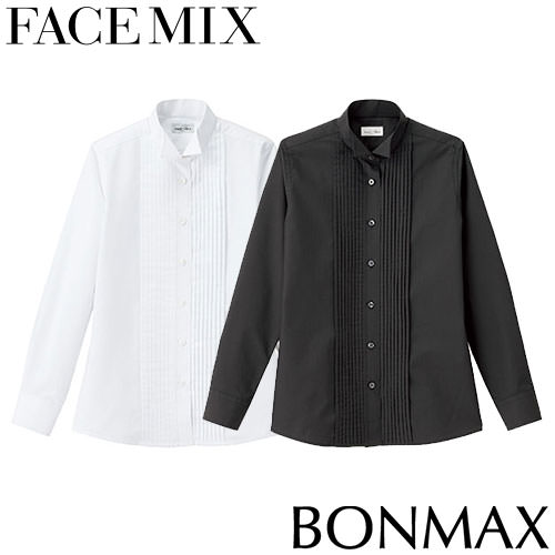 ◎商品名：レディスピンタックウイングブラウス◎メーカー：FACEMIX◎品番：FB4040L◎カラー：15.ホワイト、16.ブラック◎サイズ：5号、7号、9号、11号、13号、15号、17号◎素材：ブ